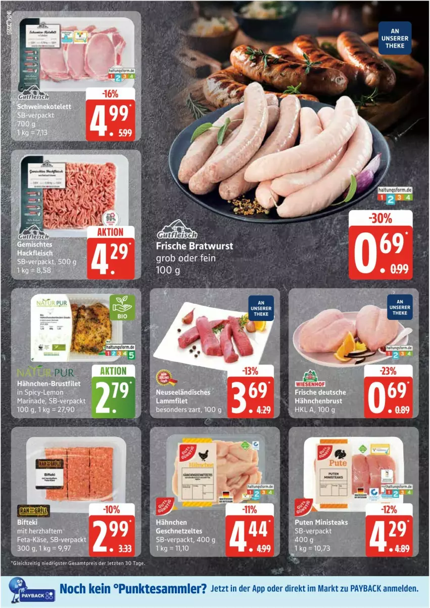 Aktueller Prospekt Edeka - Prospekte - von 09.06 bis 14.06.2025 - strona 6 - produkty: bratwurst, eis, payback, reis, tesa, Ti, wurst, ZTE