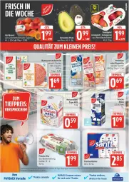 Gazetka promocyjna Edeka - Prospekte - Gazetka - ważna od 14.06 do 14.06.2025 - strona 9 - produkty: aprikose, aprikosen, aufschnitt, avocado, avocados, baguette, brötchen, coupon, coupons, eier, eis, frische milch, jonagored, mehl, milch, payback, Rauch, reis, Rohwurst, tafeläpfel, Tasche, taschen, taschentücher, tee, tücher, type 405, weizenmehl, wurst, ZTE