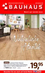 Gazetka promocyjna Bauhaus - Prospekte - Gazetka - ważna od 28.01 do 28.01.2023 - strona 1 - produkty: Bau, Holz, laminat, landhausdiele, Ti