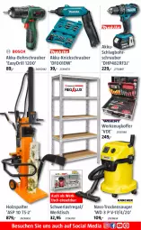 Gazetka promocyjna Bauhaus - Prospekte - Gazetka - ważna od 28.01 do 28.01.2023 - strona 2 - produkty: akku, akku-bohrschrauber, Bohrschrauber, Holz, Holzspalter, HP, koffer, regal, schwerlastregal, Ti, tisch, Trockensauger, werkzeug
