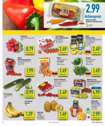 Gazetka promocyjna Diska - Prospekte - Gazetka - ważna od 18.11 do 18.11.2023 - strona 3 - produkty: aktionspreis, banane, bananen, Becher, beere, beeren, bio, deka, discount, eis, feldsalat, gurke, himbeer, himbeere, himbeeren, kartoffel, kartoffeln, kiwi, möhren, orange, orangen, paprika, paprika mix, pflaume, pflaumen, radieschen, reis, rel, rispentomaten, salat, Salatgurke, speisekartoffeln, Spitzpaprika, tafeltrauben, Ti, tomate, tomaten, trauben