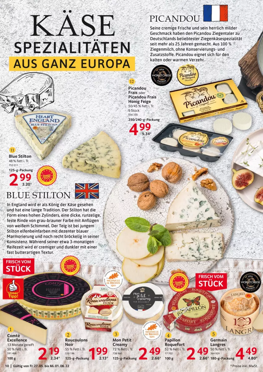 Aktueller Prospekt Selgros - Food - von 27.05 bis 01.06.2022 - strona 10 - produkty: auer, braun, butter, eis, elle, ente, Germ, honig, Käse, mac, milch, monati, reis, rind, Röcke, Spezi, Ti, ziegenkäse