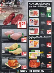 Gazetka promocyjna Edeka - Angebote der Woche - Gazetka - ważna od 09.04 do 09.04.2022 - strona 5 - produkty: axe, backofen, braten, eier, eis, feinschmecker, fleisch, gin, grill, gulasch, hackfleisch, hähnchenbrust, hähnchenflügel, hähnchenschenkel, Haxe, henkel, natur, Ofen, pute, putenbrust, rind, rinder, rinder-hackfleisch, rindfleisch, rwe, saft, schenkel, schinken, schnitten, schwein, steak, tender, Ti, wein, wiesenhof