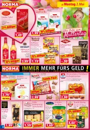 Gazetka promocyjna Norma - Norma - Gazetka - ważna od 09.05 do 09.05.2022 - strona 8 - produkty: alkohol, aprikose, aprikosen, blätterteig, blume, blumen, bonbons, caramel, cocktail, creme, eier, eierlikör, eis, flasche, frucht, früchte, hafer, haselnuss, honig, kakao, karamell, kokos, Lätzche, likör, lindor, mandel, marmelade, milch, nuss, ohne alkohol, pfirsich, pfirsiche, salz, schogetten, sonnenblume, sonnenblumen, stieleis, Ti, Törtchen, torte, Trüffel