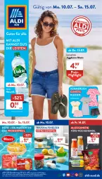 Gazetka promocyjna AldiSud - NÄCHSTE WOCHE - Gazetka - ważna od 15.07 do 15.07.2023 - strona 1 - produkty: aldi, auto, bier, eis, elle, ente, kleid, LG, merl, natur, reis, rel, shorts, Ti, volvic