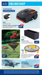 Gazetka promocyjna AldiSud - NÄCHSTE WOCHE - Gazetka - ważna od 15.07 do 15.07.2023 - strona 40 - produkty: aldi, angebot, angebote, auer, ball, Bau, dell, Drohne, eis, erde, fernbedienung, Garten, gin, GPS, Jubiläums, kamera, mähroboter, Mode, ndk, rasen, reis, Schal, Schale, senf, speicherkarte, Sport, Ti, uhr, wasser