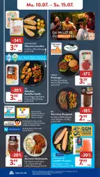 Gazetka promocyjna AldiSud - NÄCHSTE WOCHE - Gazetka - ważna od 15.07 do 15.07.2023 - strona 6 - produkty: braten, burger, eis, filet, finesse, fleisch, grill, hamburger, kräuter, küche, Küchen, lachs, lachsfilet, marinade, Nackensteak, nackensteaks, paprika, pfeffer, reis, rind, rum, rumpsteak, rwe, schwein, steak, steaks, Ti, wein, zitrone, ZTE