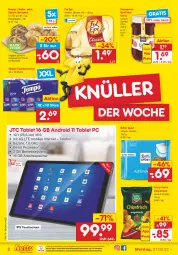 Gazetka promocyjna Netto Marken-Discount - Filial-Angebote - Gazetka - ważna od 26.03 do 26.03.2022 - strona 2 - produkty: angebot, backofen, Betriebssystem, brötchen, chips, chipsfrisch, eis, fol epi, funny-frisch, jtc, Kaiser, konfitüre, konfitüre extra, ndk, Ofen, reis, ritter, ritter sport, Schwartau, sesam, Sport, stube, tablet, Tasche, taschen, taschentücher, telefon, Tempo, Ti, Tiere, touchscreen, tücher, versandkostenfrei