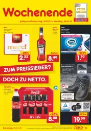 Gazetka promocyjna Netto Marken-Discount - Filial-Angebote - Gazetka - ważna od 26.03 do 26.03.2022 - strona 29 - produkty: angebot, aperol, coca-cola, cola, küche, Küchen, küchentücher, merci, Ria, schuhe, scotch, Ti, tücher, wasser, zewa, ZTE