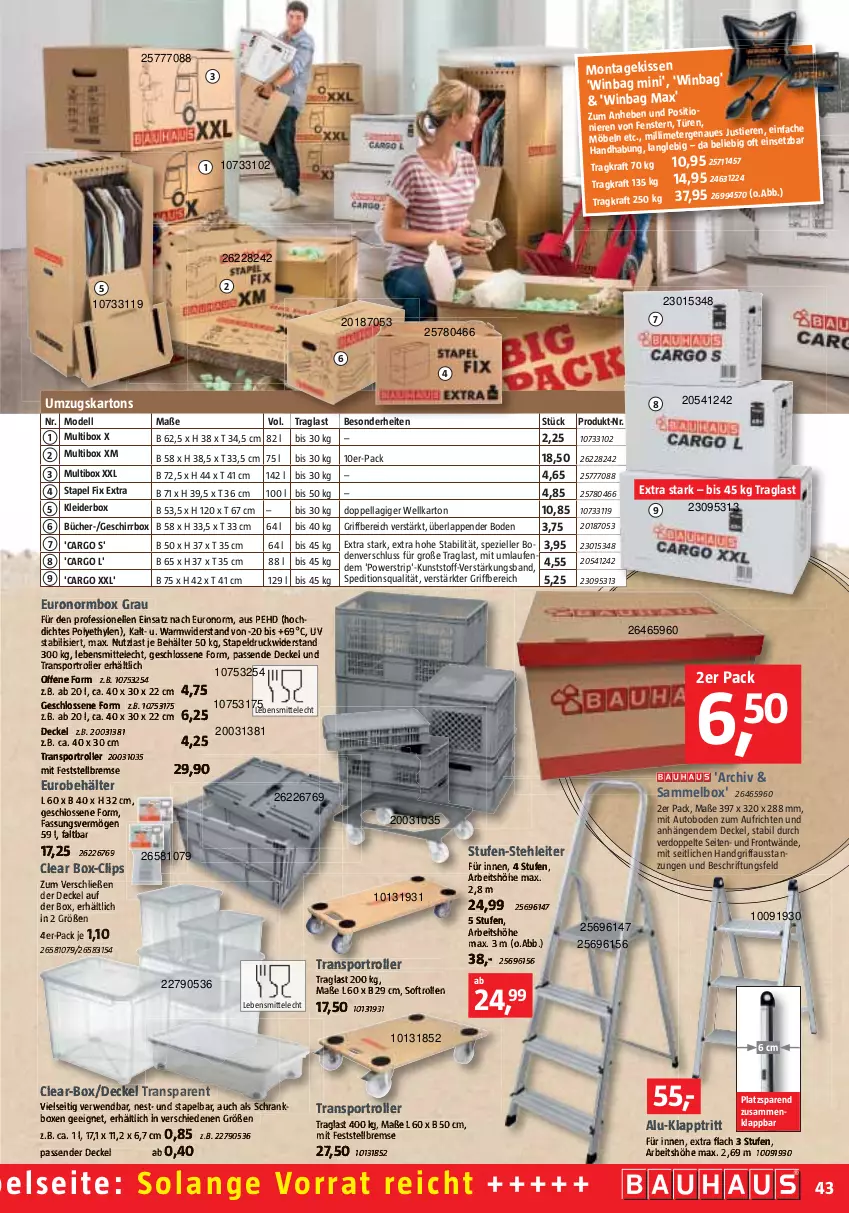 Aktueller Prospekt Bauhaus - Prospekte - von 04.09 bis 02.10.2021 - strona 43