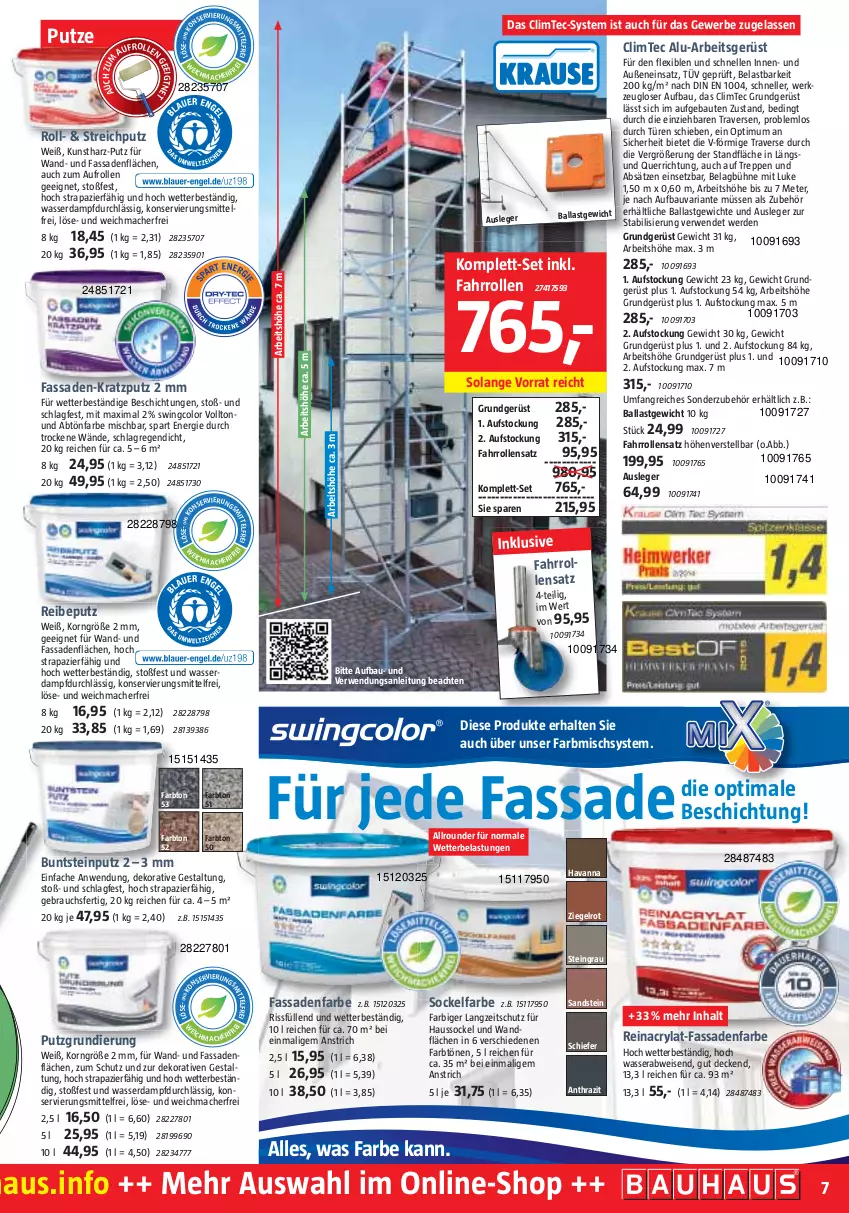 Aktueller Prospekt Bauhaus - Prospekte - von 04.09 bis 02.10.2021 - strona 7