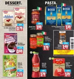 Gazetka promocyjna Aez - Prospekte - Gazetka - ważna od 30.04 do 30.04.2022 - strona 13 - produkty: bertolli, beutel, bio, coupon, De Cecco, dessert, Dr. Oetker, ecco, eis, elle, flasche, gewürz, italienische pasta, Mutti, pasta, pesto, reis, sauce, tasse, teller, Ti, Tiere, tomate, tomaten