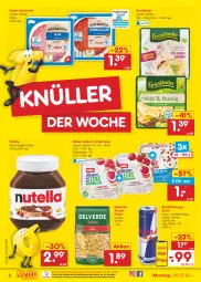 Gazetka promocyjna Netto Marken-Discount - Filial-Angebote - Gazetka - ważna od 30.07 do 30.07.2022 - strona 2 - produkty: aufschnitt, buitoni, buitoni pasta, creme, drink, eis, energy drink, erde, grünländer, joghur, joghurt, joghurt mit der ecke, Müller, ndk, nuss, nuss-nugat-creme, nutella, pasta, red bull, reis, salami, Ti, versandkostenfrei