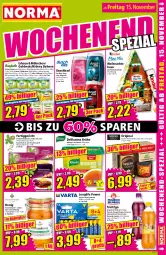 Gazetka promocyjna Norma - Norma - Gazetka - ważna od 18.11 do 18.11.2024 - strona 15 - produkty: auer, Bad, batterie, batterien, beere, blume, blumen, bohne, bohnen, bohnenkaffee, braten, Brühe, bügel, citrus, duschbad, erbsen, fertiggericht, flasche, gin, Goldmais, grapefruit, himbeer, himbeere, honig, johannisbeere, kaffee, kidney, kidney bohnen, kirsch, kirsche, lavendel, LG, limette, longlife, löslicher bohnenkaffee, mac, mais, mango, maracuja, Mett, milch, orange, Pomelo, rind, rinder, Rinderroulade, Schal, Schale, schoko, schokolade, sonnenblume, sonnenblumen, tasse, Ti, zwiebel