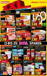 Gazetka promocyjna Norma - Norma - Gazetka - ważna od 18.11 do 18.11.2024 - strona 8 - produkty: Allzwecktücher, antipasti, anzünder, asti, auer, Bau, Bauer, Bauernschinken, bio, biozidprodukte, bohne, bohnen, brustfilet, Cap, caramel, citrus, duschgel, eimer, eis, elle, erdnüsse, espresso, filet, flasche, fleisch, frischkäse, grill, grillanzünder, hering, Herings, Heringshappen, Holz, Kamin, Kaminofen, Käse, kühlregal, milch, natur, nudel, Ofen, olive, oliven, paprika, peperoni, Peroni, pfanne, Rauch, regal, reis, ring, rwe, sahne, sauce, schinken, schnitten, schoko, schokolade, spinat, steak, steaks, Tasche, Ti, torte, tortellini, tragetasche, tuc, tücher, vollmilch, weck, Wild, wild berry, Zartbitterschokolade