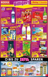 Gazetka promocyjna Norma - Norma - Gazetka - ważna od 18.11 do 18.11.2024 - strona 9 - produkty: beutel, bitter lemon, burger, cola, eimer, eis, Elan, erdnuss, erdnüsse, erfrischungsgetränk, fenchel, flasche, früchte, Früchtetee, getränk, gin, ginger, ginger ale, hartweizen, Hela, HP, Kamill, kamille, Käse, Knödel, kokos, kraft, kräuter, kühlregal, mehl, Meisenknödel, natur, nuss, regal, rel, rwe, sac, schnittkäse, sekt, Streufutter, tee, Ti, tonic, tonic water, urtyp, vodka, wasser, WC-Steine, weck, Wild, wild berry