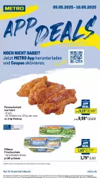 Gazetka promocyjna Metro - App Deals - Gazetka - ważna od 10.05 do 10.05.2025 - strona 1 - produkty: abholpreise, angebot, angebote, coupon, eis, ilag, mac, Metro, milch, milka, milkana, pute, putenschnitzel, Rauch, reis, rwe, Schal, Schale, schnitzel, Ti
