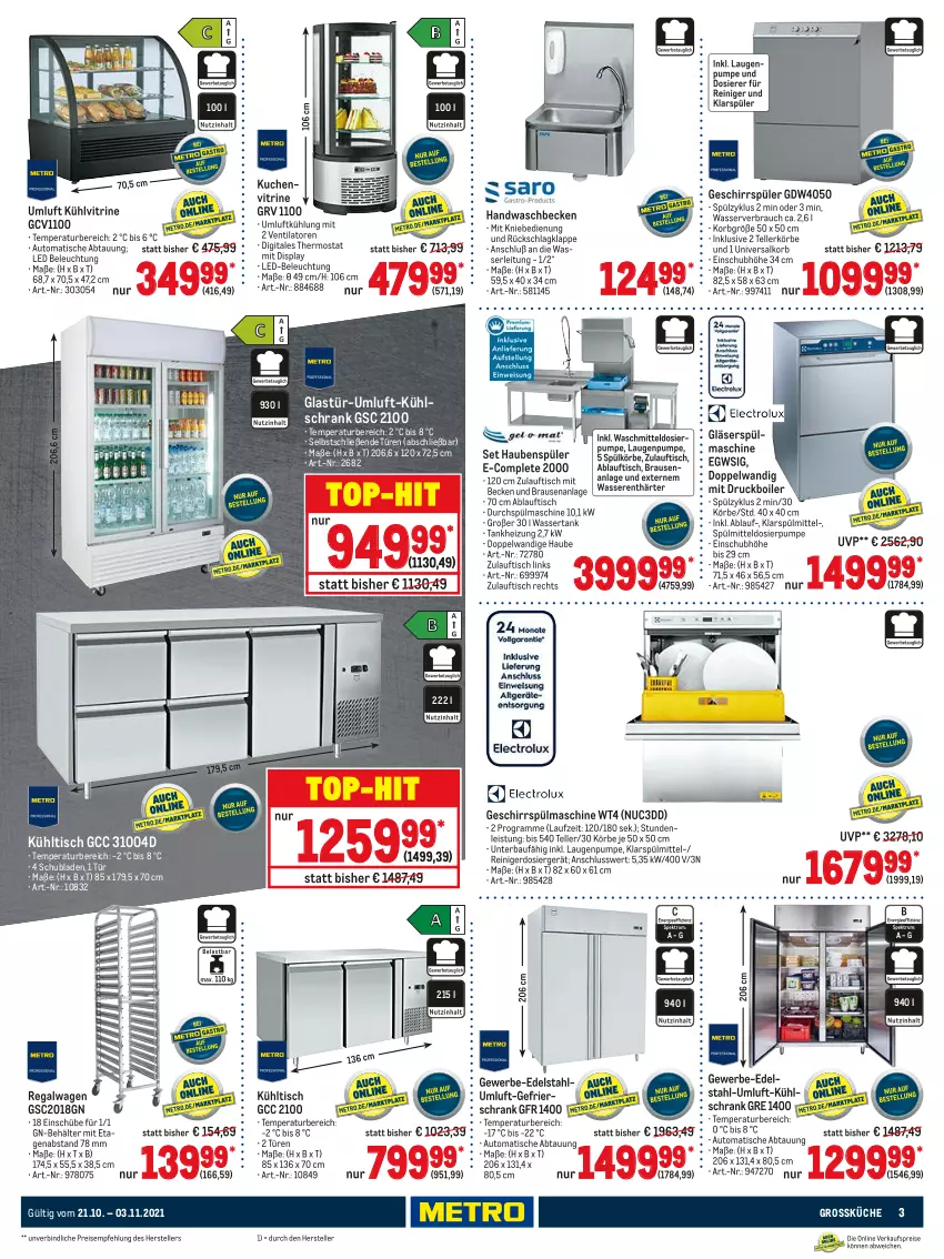 Aktueller Prospekt Metro - Profi Technik - von 21.10 bis 03.11.2021 - strona 3