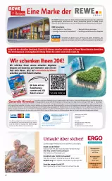 Gazetka promocyjna Rewe Reisen - Reiseprospekt - Gazetka - ważna od 31.03 do 31.03.2023 - strona 2 - produkty: alpro, angebot, angebote, auer, brie, buch, drucker, eier, eis, elle, Engel, erde, gin, Handy, inklusivleistungen, kamera, kerze, LG, mastercard, papier, reis, reiseveranstalter, rel, ring, rwe, Spezi, Ti, tisch, top-preis, uhr