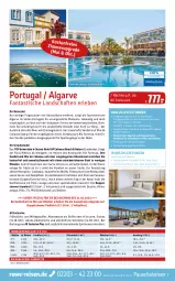 Gazetka promocyjna Rewe Reisen - Reiseprospekt - Gazetka - ważna od 31.03 do 31.03.2023 - strona 7 - produkty: alkohol, alkoholfreie getränke, asti, aust, Bad, buch, deutschsprachige reiseleitung, dusche, eier, eis, Elan, elle, ente, fanta, getränk, getränke, inklusivleistungen, kühlschrank, LG, Liege, natur, pool, reis, rezept, Ria, rum, Schal, schirme, Schrank, snack, snacks, spirituosen, Ti, tisch, uhr, usb