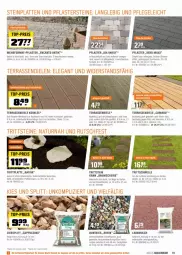 Gazetka promocyjna Obi - Prospekte - Gazetka - ważna od 10.04 do 10.04.2022 - strona 19 - produkty: Bau, braun, bürste, Cap, cappuccino, cin, eis, elle, Garten, Holz, Jura, korn, latte, Lavamulch, mac, natur, naturstein, pflaster, pilze, rasen, reis, sac, senf, Ti, top-preis