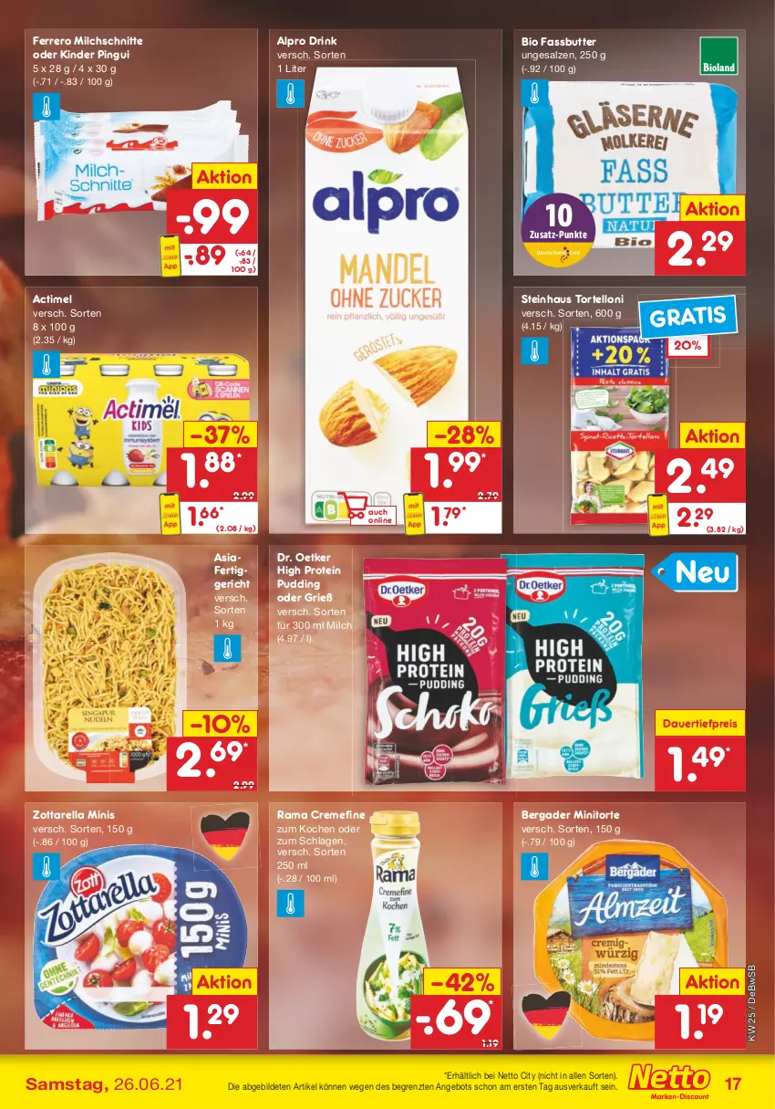 Aktueller Prospekt Netto Marken-Discount - Filial Angebote - von 21.06 bis 26.06.2021 - strona 19