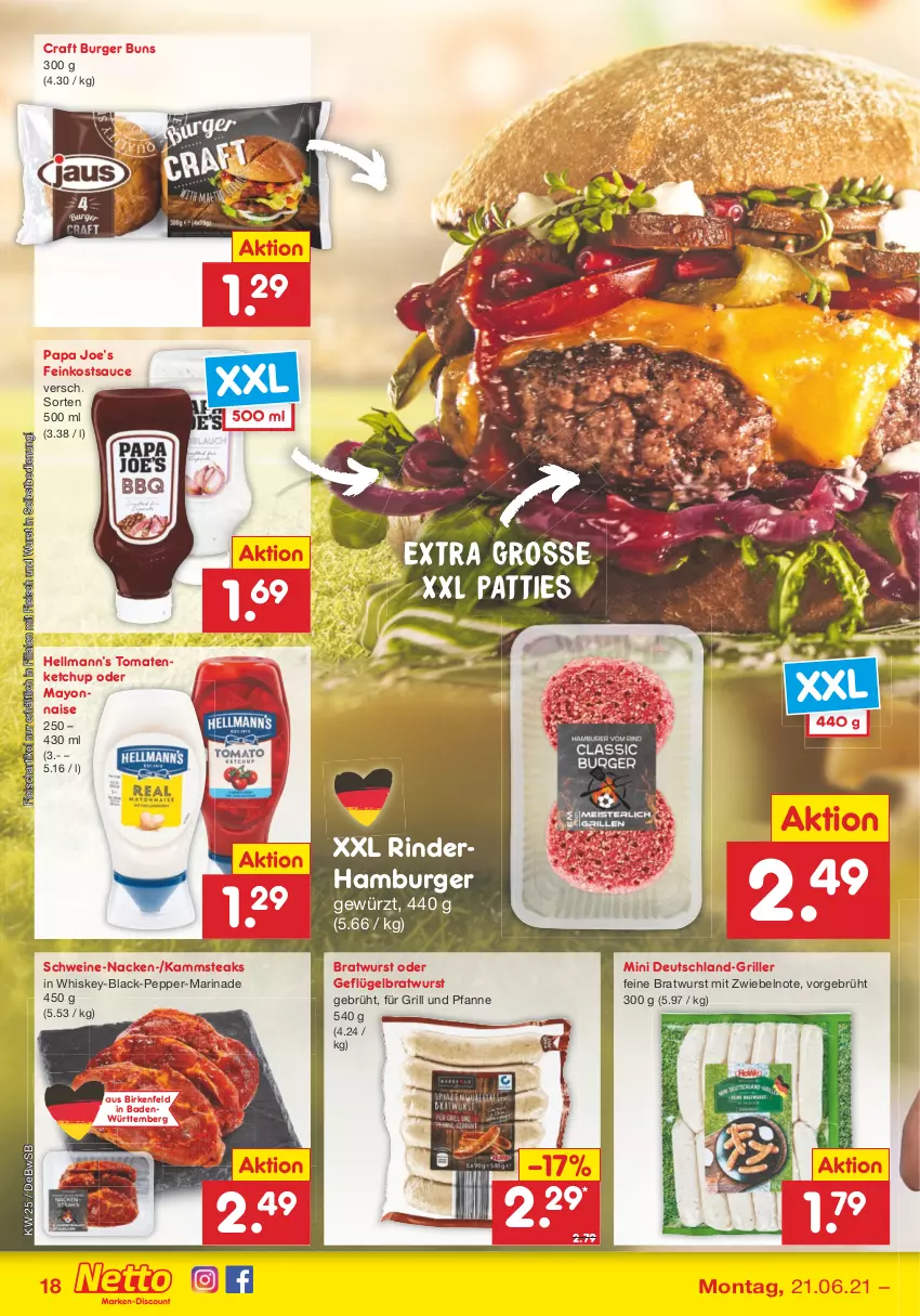 Aktueller Prospekt Netto Marken-Discount - Filial Angebote - von 21.06 bis 26.06.2021 - strona 20