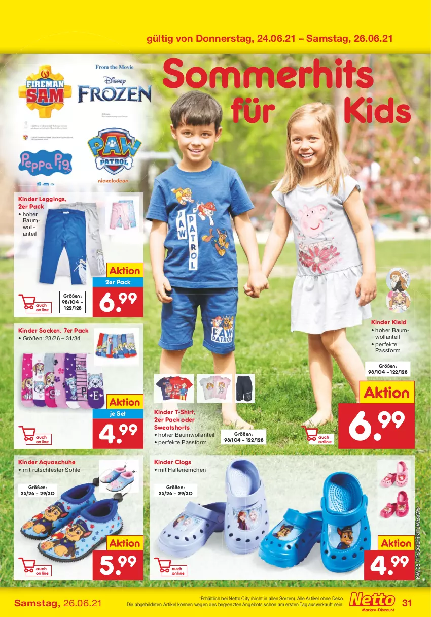 Aktueller Prospekt Netto Marken-Discount - Filial Angebote - von 21.06 bis 26.06.2021 - strona 33