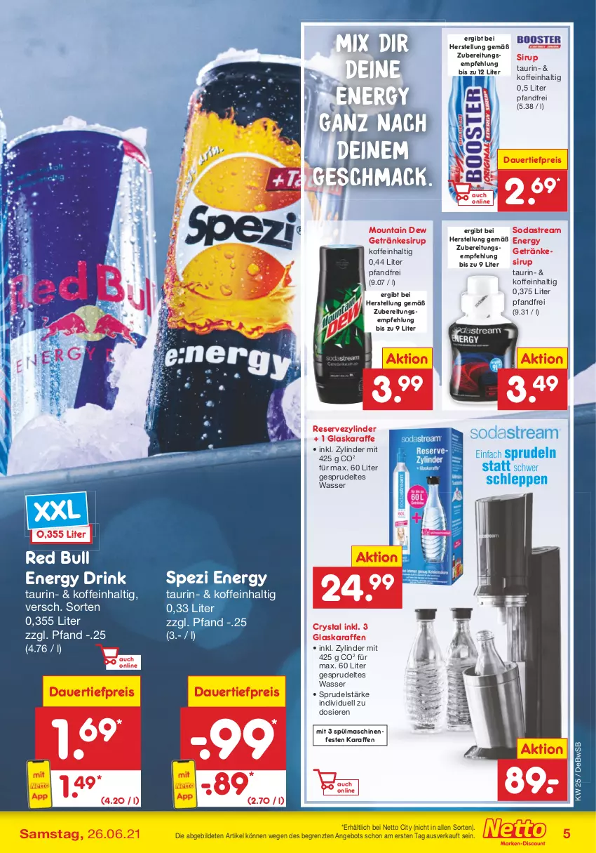 Aktueller Prospekt Netto Marken-Discount - Filial Angebote - von 21.06 bis 26.06.2021 - strona 7