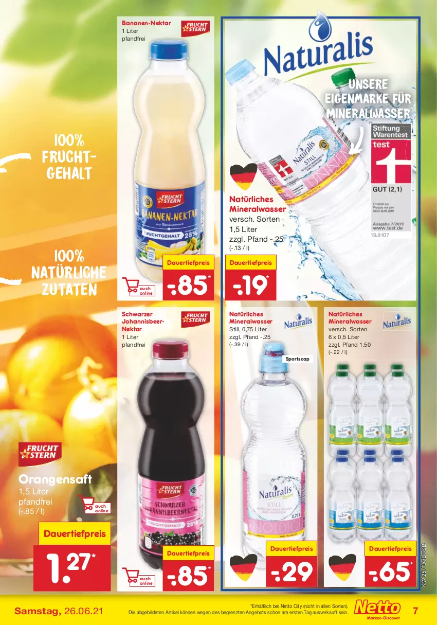 Aktueller Prospekt Netto Marken-Discount - Filial Angebote - von 21.06 bis 26.06.2021 - strona 9