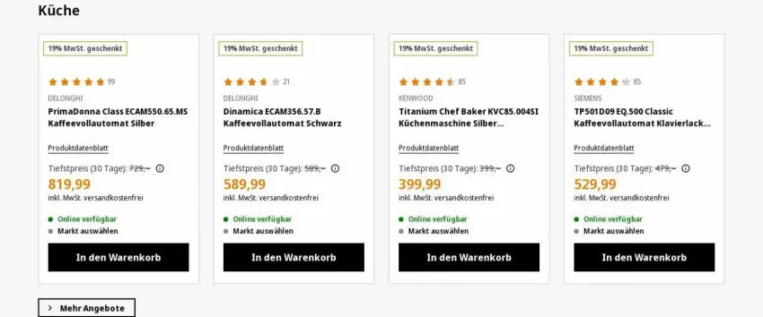 Aktueller Prospekt Saturn - Prospekte - von 26.06 bis 05.07.2023 - strona 6 - produkty: amica, angebot, angebote, auto, delonghi, eis, kaffee, kaffeevollautomat, korb, küche, Küchen, küchenmaschine, lack, ndk, reis, siemens, Ti, versandkostenfrei