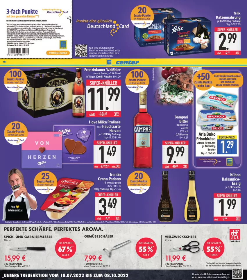 Aktueller Prospekt E Center - Angebote der Woche - von 26.09 bis 01.10.2022 - strona 16 - produkty: eis, elle, Kühne, reis, teller, Ti