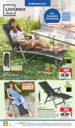 Gazetka promocyjna Lidl - Aktionsprospekt - Gazetka - ważna od 30.03 do 30.03.2024 - strona 40 - produkty: angebot, dell, eis, elle, Garten, gartenmöbel, Liege, möbel, Mode, ndk, reis, rel, relaxsessel, rückenlehne, Schal, Schale, sessel, stuhl, Ti, ZTE