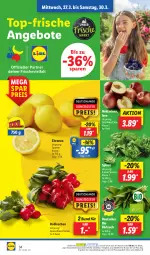 Gazetka promocyjna Lidl - Aktionsprospekt - Gazetka - ważna od 30.03 do 30.03.2024 - strona 46 - produkty: angebot, angebote, bio, coupon, eis, ndk, Nektar, nektarinen, radieschen, reis, Schal, Schale, spinat, Ti, zitrone, zitronen