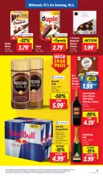 Gazetka promocyjna Lidl - Aktionsprospekt - Gazetka - ważna od 30.03 do 30.03.2024 - strona 53 - produkty: angebot, Bon Gelati, coupon, drink, duplo, eis, elle, energy drink, früchte, Kinder, kinder bueno, LG, mandel, meeresfrüchte, nero, Nescafé, nescafé gold, preisvorteil, red bull, reis, rel, rotwein, sekt, stieleis, teller, Ti, wein, ZTE