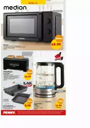 Gazetka promocyjna Penny - Prospekte - Gazetka - ważna od 03.02 do 03.02.2024 - strona 32 - produkty: brötchen, eis, elle, Leuchte, medion, mikrowelle, Ti, toast, toaster