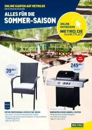 Gazetka promocyjna Metro - ONLINE-MARKTPLATZ - Gazetka - ważna od 29.06 do 29.06.2022 - strona 1 - produkty: decke, eis, gasgrill, grill, Metro, Pax, ring, schlauch, stapelstuhl, stuhl, tarrington house, Ti, wasser