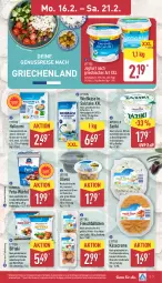 Gazetka promocyjna Aldi Nord - Von Montag - Gazetka - ważna od 21.02 do 21.02.2026 - strona 12 - produkty: apostels, aus der tiefkühlung, Becher, beutel, Bifteki, braten, brot, creme, dip, eis, feta, fleisch, Fleischbällchen, frischkäse, frischkäsezubereitung, gin, grill, grüne oliven, gurke, gyros, Halloumi, ideal zum braten, joghur, joghurt, joghurt nach, kartoffel, kartoffeln, Käse, kräuter, kräutern, nuss, olive, oliven, petersilie, reis, sahne, Sahnejoghurt, salz, Spezi, Ti, tomate, würfel, Yo, zaziki, ZTE