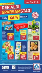 Gazetka promocyjna Aldi Nord - Von Montag - Gazetka - ważna od 21.02 do 21.02.2026 - strona 33 - produkty: aldi, auto, Blüte, Brei, brötchen, caractère, coca-cola, cola, creme, erdnuss, fanta, fol epi, geback, gin, hafer, haferflocken, karamell, Käse, keks, korn, kulturtopf, landliebe, landmilch, magazin, milch, Narzissen, nuss, Ofen, papier, pflanze, riegel, steinofen, telefon, Ti, topf, ZTE, zucker