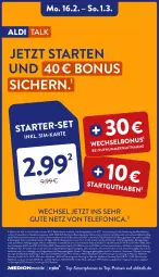 Gazetka promocyjna Aldi Nord - Von Montag - Gazetka - ważna od 21.02 do 21.02.2026 - strona 37 - produkty: aldi, aldi talk, Bau, eis, Germ, LG, reis, ring, rwe, sim, smartphone, smartphones, telefon, Ti, top-preis, top-smartphone, usb, ZTE