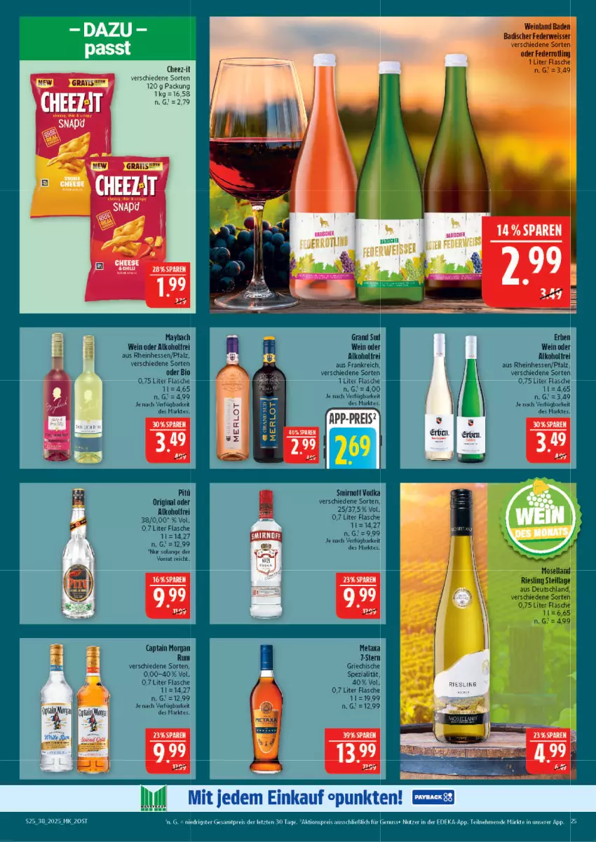 Aktueller Prospekt Marktkauf - Prospekt - von 14.09 bis 20.09.2025 - strona 25 - produkty: Bad, deka, eis, ente, flasche, korn, rwe, tee, Ti, wein