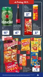 Gazetka promocyjna AldiSud - NÄCHSTE WOCHE - Gazetka - ważna od 19.11 do 19.11.2022 - strona 43 - produkty: alle artikel ohne dekoration, bier, cocktail, cuvée, dekoration, eis, elle, erdnüsse, flasche, frucht, gin, heineken, lorenz, Mantel, meersalz, monster, reis, rotwein, saltletts, salz, snack, snacks, Spezi, teller, Ti, wein, ZTE