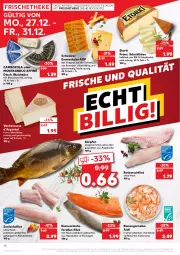 Gazetka promocyjna Kaufland - Gazetka - ważna od 31.12 do 31.12.2021 - strona 18 - produkty: aioli, angebot, aqua, cambozola, creme, eis, elle, emmentaler, filet, forelle, garnelen, gin, hero, Käse, lachs, lachsfilet, milch, nuss, rel, riesengarnelen, Rotbarsch, rotbarschfilet, rwe, sahne, schnittkäse, seelachsfilet, Ti, tisch, weichkäse, ZTE