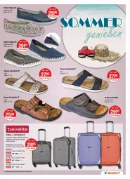 Gazetka promocyjna Vmarkt - V-Markt - Gazetka - ważna od 01.06 do 01.06.2022 - strona 21 - produkty: braun, eis, elle, pantolette, reis, Ria, sandale, slip, Slipper, Tasche, teller, Ti, trolley