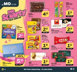 Gazetka promocyjna Netto - Woche 37 - Gazetka - ważna od 16.09 do 16.09.2023 - strona 10 - produkty: after eight, eier, ferrero, haribo, kitkat, lindt, merci, milka, pralinen, riegel, Ti