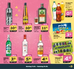 Gazetka promocyjna Netto - Woche 37 - Gazetka - ważna od 16.09 do 16.09.2023 - strona 11 - produkty: Cap, capri-sun, coca-cola, cola, doppelkorn, eis, fanta, fanta oder, fanta oder sprite, festplatte, Germ, jägermeister, kleiner feigling, korn, kräuter, kräuterlikör, latte, leine, likör, Meister, Metaxa, nordbrand, oder sprite, pfeffer, pfefferminzlikör, Shotglas, sprite, Three Sixty, Ti, vita, vodka, wein, weinbrand, winkelhausen