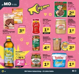 Gazetka promocyjna Netto - Woche 37 - Gazetka - ważna od 16.09 do 16.09.2023 - strona 12 - produkty: auer, backmischung, Bau, cerealien, Dr. Oetker, eier, eimer, eis, Garten, gewürz, Gewürzgurke, gewürzgurken, gurke, gurken, krakauer, Kraut, Maus, pfanne, pfannen, ring, schinken, schinkenkrakauer, Schwartau, senf, Ti, würstchen