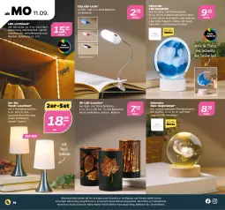 Gazetka promocyjna Netto - Woche 37 - Gazetka - ważna od 16.09 do 16.09.2023 - strona 14 - produkty: auer, batterie, batterien, fernbedienung, Holz, Kugel, Lampe, latte, LED-Leuchte, led-licht, leds, Leuchte, leuchten, leuchtmittel, Liege, Ria, Ti, timer, usb, ZTE