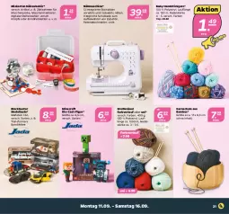 Gazetka promocyjna Netto - Woche 37 - Gazetka - ważna od 16.09 do 16.09.2023 - strona 21 - produkty: auto, bambus, dell, Kette, Mode, Modellauto, Nähmaschine, Schal, Schale, Strickgarn, Ti