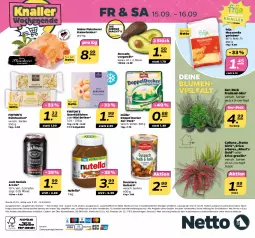 Gazetka promocyjna Netto - Woche 37 - Gazetka - ważna od 16.09 do 16.09.2023 - strona 32 - produkty: alle artikel ohne dekoration, angebot, avocado, berliner, blume, blumen, braten, cola, decke, dekoration, dreistern, eis, elle, fleisch, Fleischerei, gulasch, jack daniel, jack daniels, Kaiser, kuchen, mozzarella, Müller, nutella, quark, reis, rel, Schere, Ti, topf